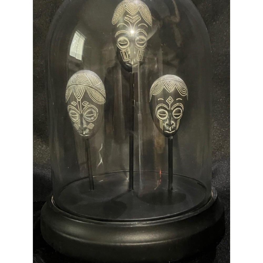 Cloche Three African-Style Masks